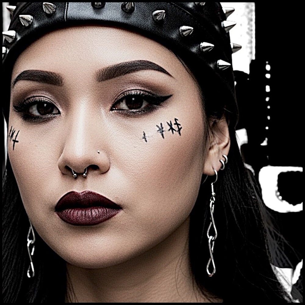 5 For $25💫Long Silver Punk Chain Dangles